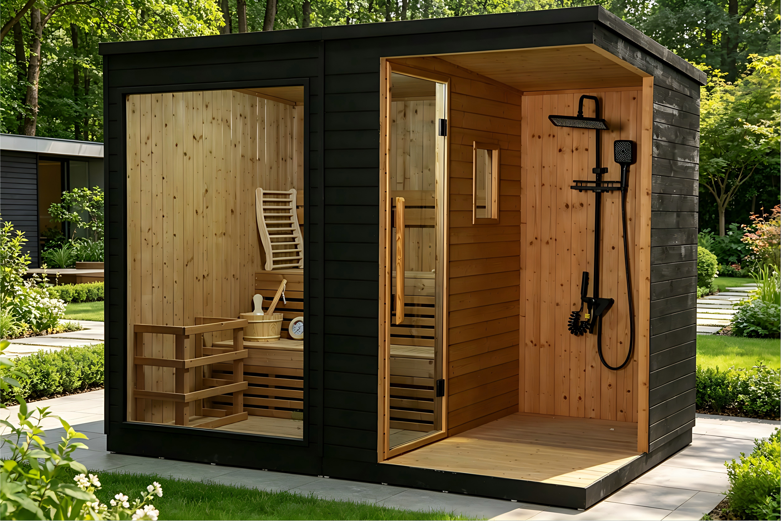 SIP-LY Outdoor Sauna — 260 × 150 × 210 cm image 2