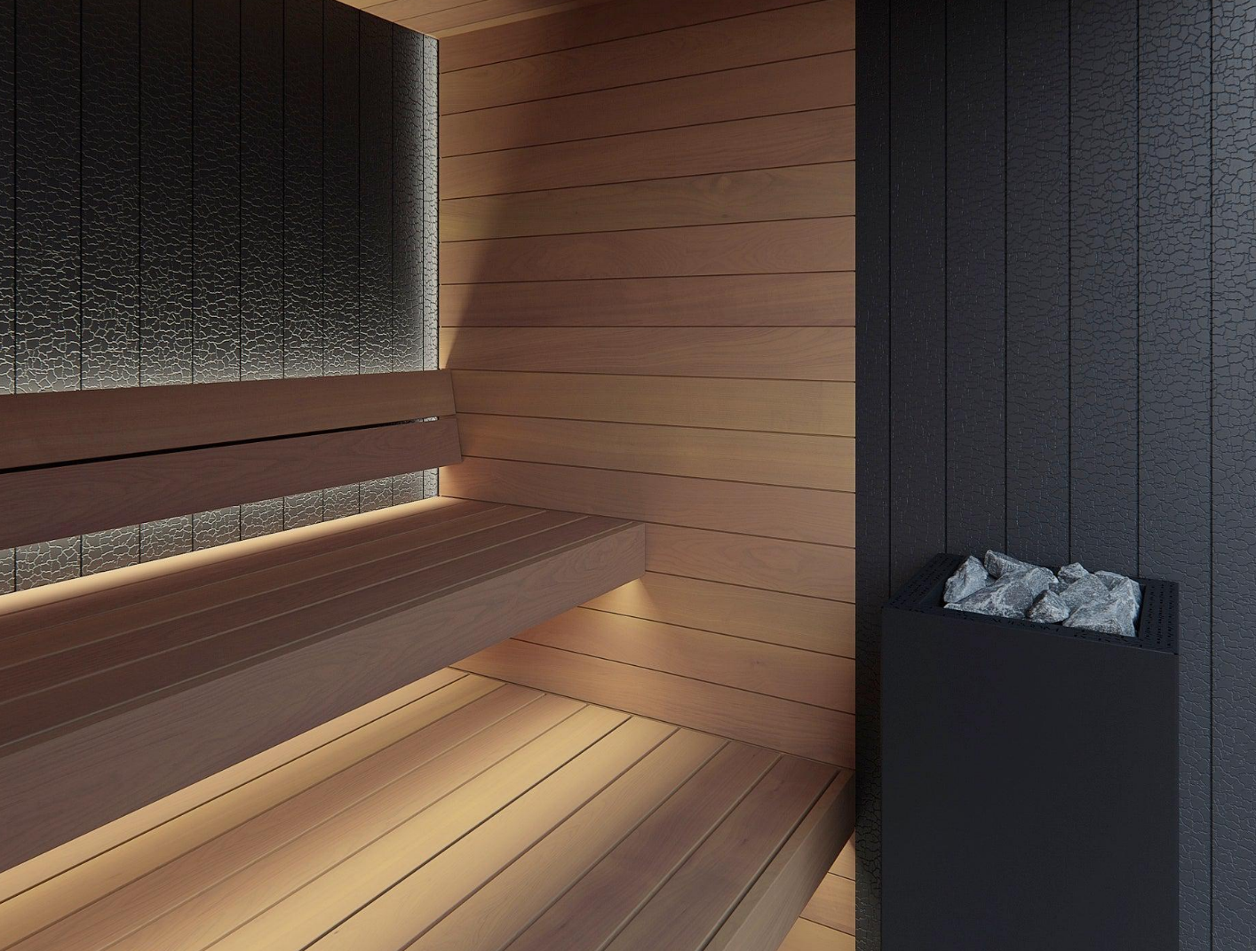 SIP-I077 Traditional Indoor Sauna — 180 × 150 × 200 cm image 3
