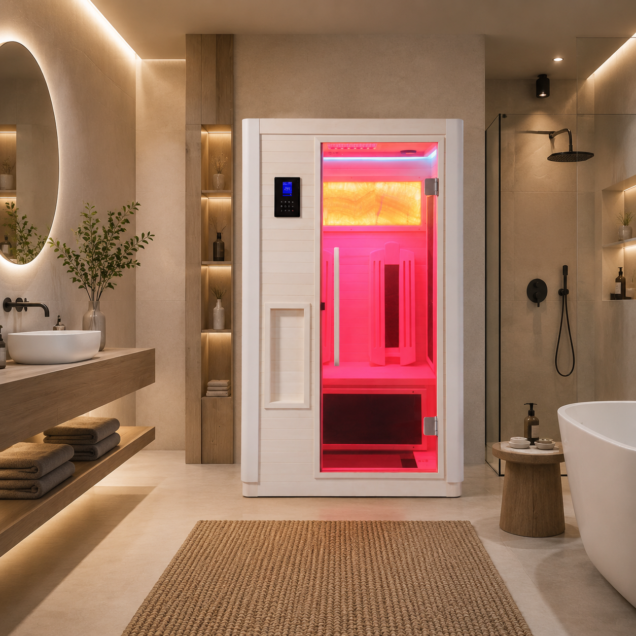 SIP-I001-2-3-4 Far-Infrared Sauna — 112 × 90 × 190 cm